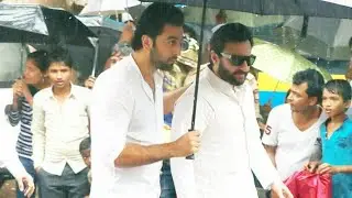Ranbir Kapoor and Saif Ali Khan at Shashi Kapoor's Funeral | SpotboyE