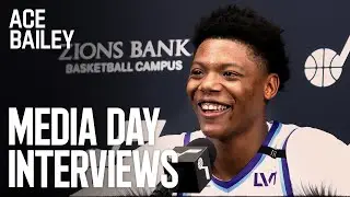 ACE BAILEY 2025/26 Media Day Availability 🎙️ | UTAH JAZZ