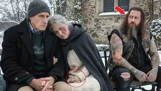 Hells Angel Sees Elderly Couple Abandoned on Christmas Eve — What Happens Next Will Shock You!