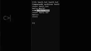 Compare Two Files in CMD with FC! ⚡📄