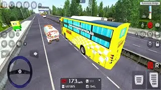 Orange Travels Bus Driving in Bus Simulator Indonesia - #21 Android Gameplay | Indian Bus Games 3D