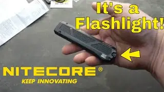 Nitecore EDC17: Pocket-Knife Style Flashlight, 1500 Lumen, UV and Green laser Pointer Light! EDC