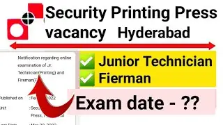 Spp recruitment 2021 Hyderabad exam date out | spmcil Hyderabad latest vacancy 2021