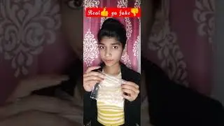 makeup hacks video #real👍ya #fake👎 chalo dekhte hai result