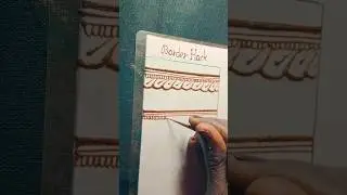 easy to mehndi designs Day 11#border #mehndi #art #shorts #ticks