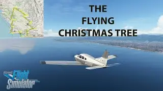 GIVEAWAY + Flying the Christmas Tree Route!! | MSFS2020 | Christmas Special 2021! 🎄| !track