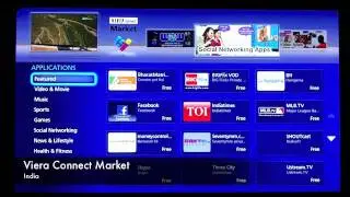 Panasonic VIERA Connect - Market and Apps Demo