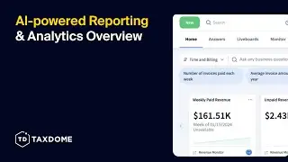 AI-powered reporting overview