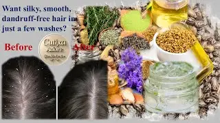 Silky Hair Guaranteed in 2 Washes | Magical Dandruff Control Herbal Shampoo | CutiXa Adore