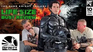 $5000 Dark Knight Batman Life-Size Bust UNBOXING & REVIEW | Infinity Studios x Penguin Toys