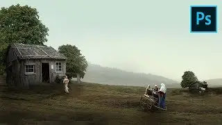 Photoshop CC Manipulation Tutorial - Village Life