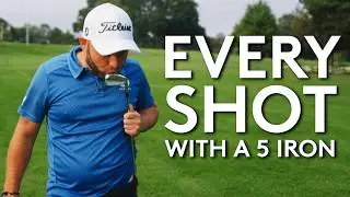 EVERY shot of a pro golfer trying to break 80 with just one club