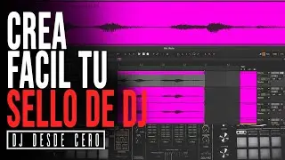 Como crear tu propio SELLO de DJ  🔥metido básico🔥