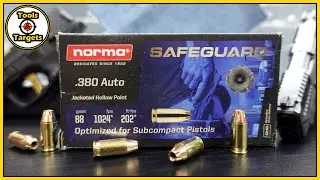 Safeguard For Your Bodyguard?...380 ACP Norma Safeguard Self-Defense AMMO Ballistic Gel Test!