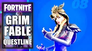 Fortnite - Grim Fable - Wolf Activity Questline - Punchcard Quest - Chapter 2 Season 8