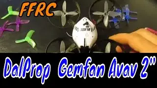 I compare 3 different 2inch props from Race Day Quads on my Torrent 110 by Blade