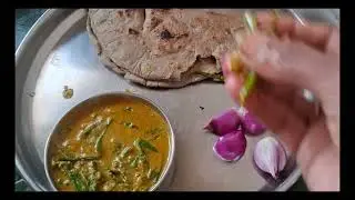 झटपट बाजरी भाकरी कमी साहित्यात स्वादिष्ट शेंगाची भाजी😋🍛#recipe #ytvideo #@ManishaKiRasoi-9 