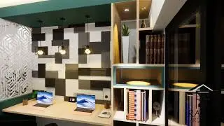 Modern Work Station #radialarchitect #adnanbenzz #interiordesign #luxuryhomes #classicinterior