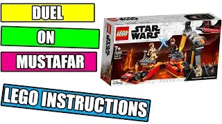 LEGO DUEL MUSTAFAR INSTRUCTIONS - STAR WARS 2020 - LEGO SET 75269