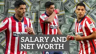 Luis Suarez new salary at Atletico Madrid per year, month, week, day, hour, minute, and second