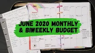 JUNE 2020 BUDGET SET UP | MINI HAPPY PLANNER BUDGET EDITION