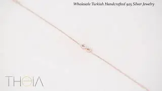 Minimalist Infinity Design Wholesale 925 Sterling Silver Bracelet