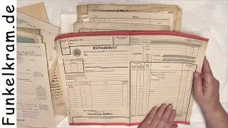 Neues Vintage Papierset, zufällige Mischung