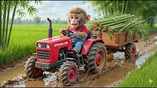 🐒🌿 Monkey Nana&rsquo;s bamboo mission turns into a wild forest adventure! 🎋😱