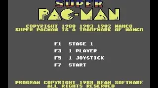 Super Pac-Man Review for the Commodore 64 by John Gage