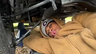 DAY 53/90 THE CAR IS FINALLY OFF THE JACK STANDS🥹🥹 #subscribe #automobile 