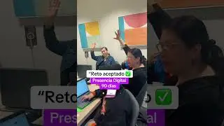 Reto aceptado #presenciadigital #marcapersonal #negociosonline #emprendimientodigital