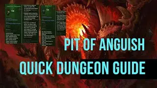 Pit of Anguish Diablo Immortal online games l Quick Dungeon Guide l Jhaireskie