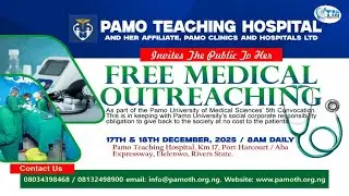 PAMO TEACHING HOSPITAL FREE MEDICAL OUTREACH // DAY 1