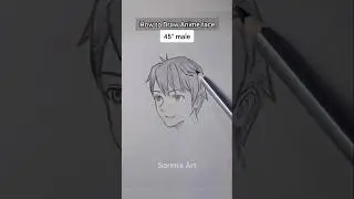 How to Draw Anime face | Soren's Art #animeart #animedrawing #anime #art #sjram