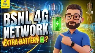 BSNL 4G Network Consume Extra Battery In Mobile ? Problem solve now.BSNL Save 30% Battery Life Now!