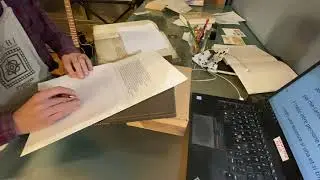 George Cochrane in the Studio: Finishing Canto XXIV and starting Canto XXV of 