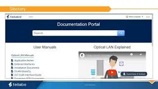 Tellabs Documentation Portal