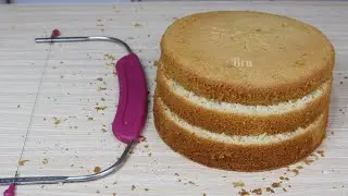 COMO USAR FATIADOR DE BOLOS - COMO FATIAR BOLOS EM CAMADAS PERFEITAS | Bru na Cozinha |