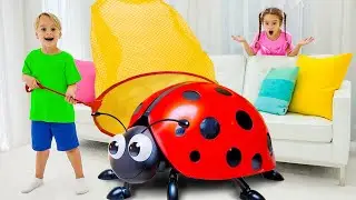 Attraper des insectes &agrave; la maison - Les enfants d&eacute;couvrent les insectes et la nature