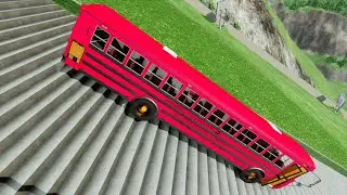 Cars vs Stairs – BeamNG.drive