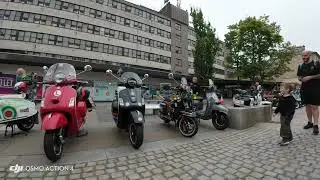 Paisley Mod Bikers Vespa