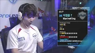 [SPL2015] MarineKing(MVP) против Maru(Jin Air) сет1 Merry Go Round -EsportsTV, SPL2015