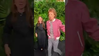 Mick Jagger With His Wife At Event #mickjagger