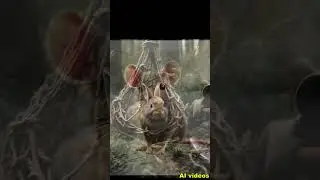 Mouse 🐭 and Rabbit 🐇 Short# #rabbit #aicartoons #animation #viral#trending#animals
