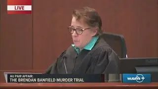 Judge gives jury instructions as deliberations get underway in Brendan Banfield murder trial