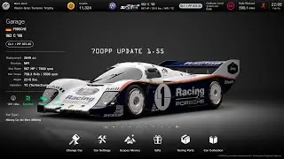 [Gran Turismo 7] Porsche 962 C'88 700pp tune update 1.55