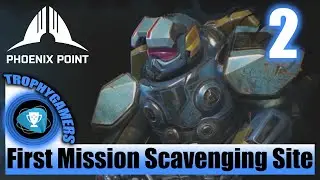 Phoenix Point - First Mission Scavenging Site - Full Game Walkthrough Part 1