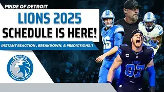 Lions 2025 Schedule Reaction: Primetime Games, Tough Stretches & More