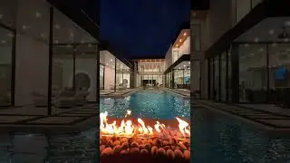 Private Resort Reveal | Modern Pool, Fire Features, and Full Outdoor Living Experience