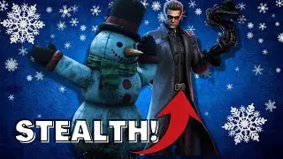 Jumpscaring Survivors in Snowmen with Wesker - DbD Holiday Event